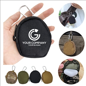 Oxford Fabric Mini Carabiner Pouch